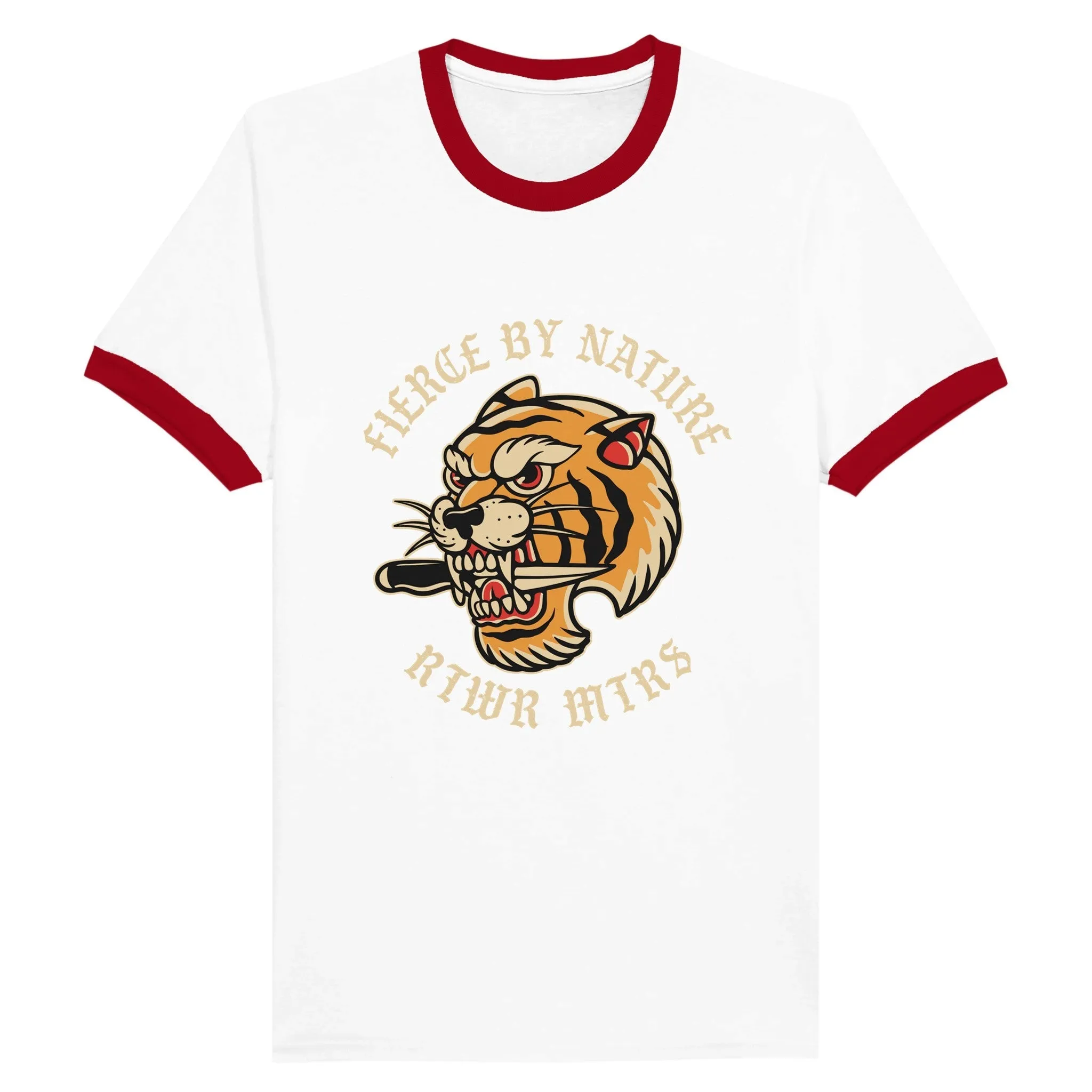 RTWR MTRS "Fierce by Nature" Ringer T-Shirt