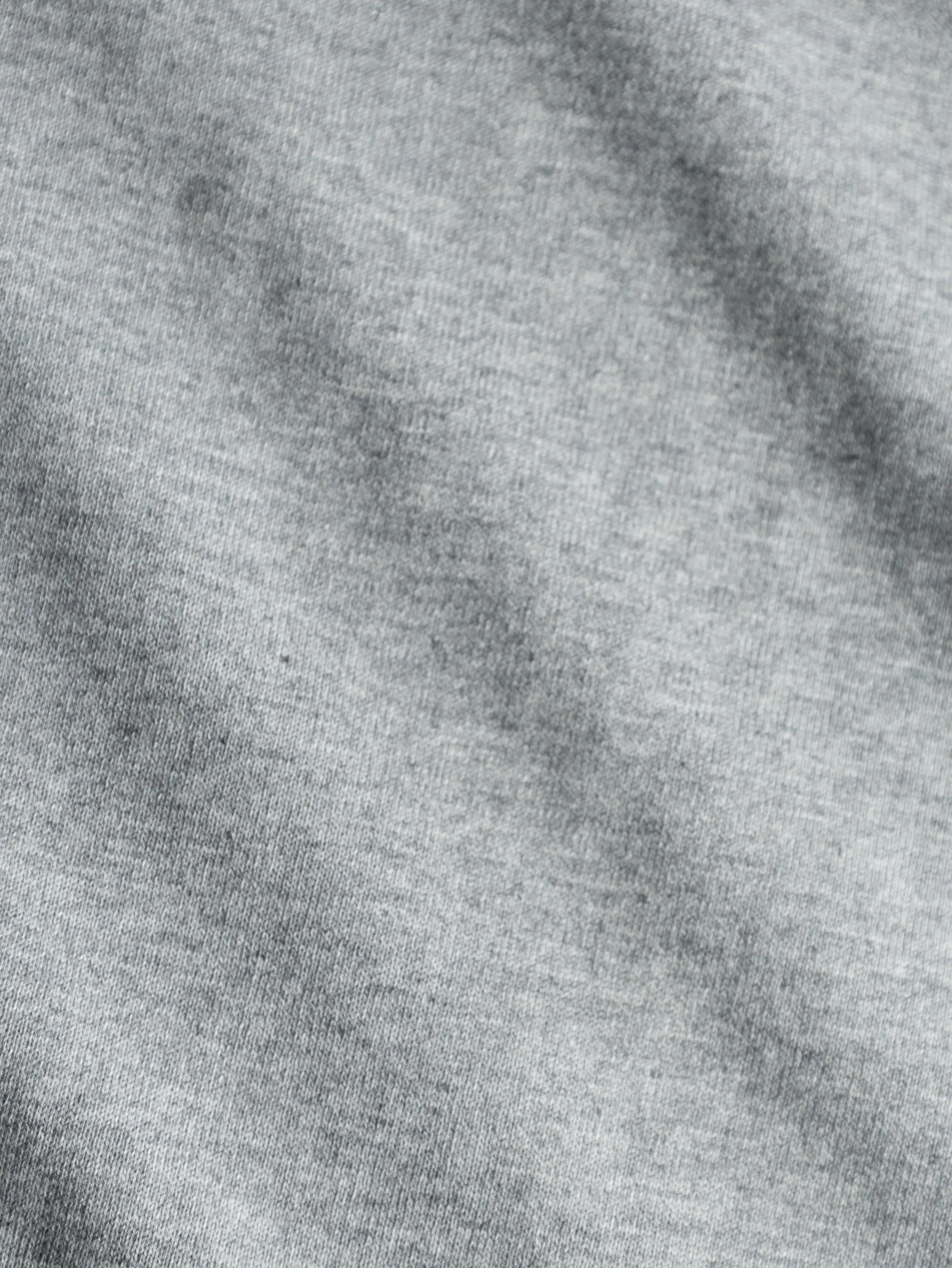 T-shirt in Cotone Organico Grigio Mélange