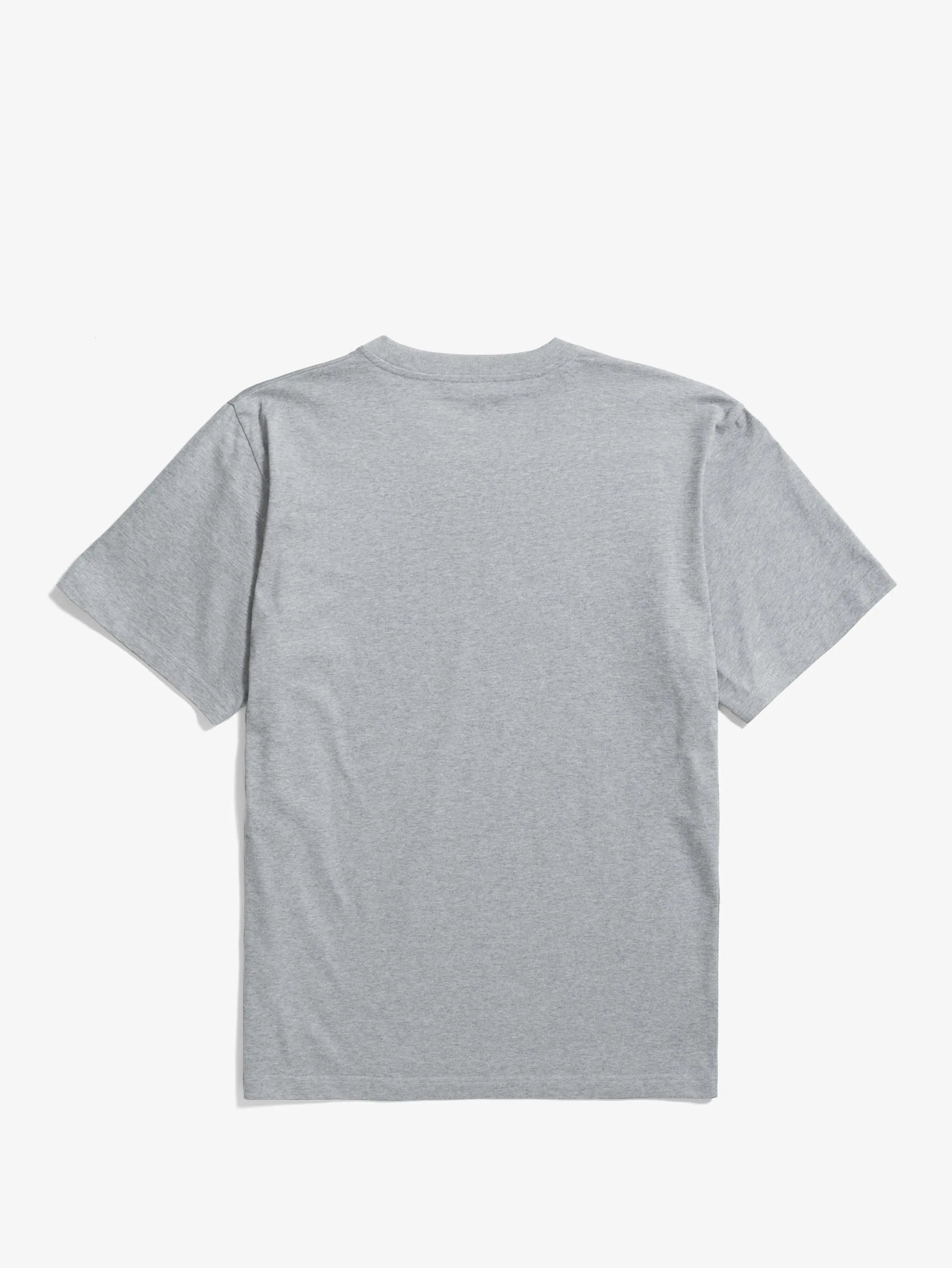 T-shirt in Cotone Organico Grigio Mélange